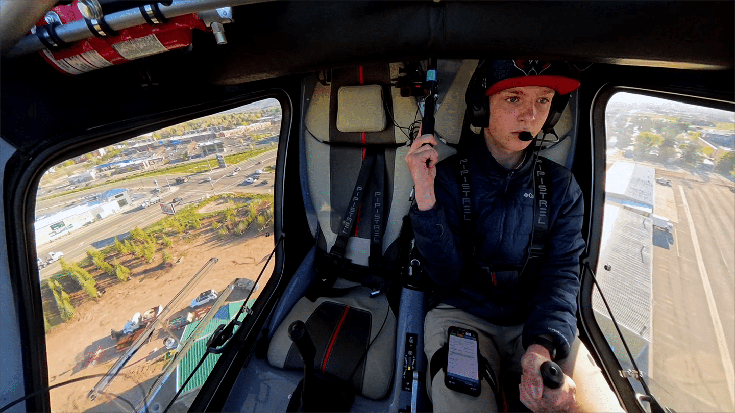 Teenage pilot flies his first solo in Pipistrel's Sinus aircraft